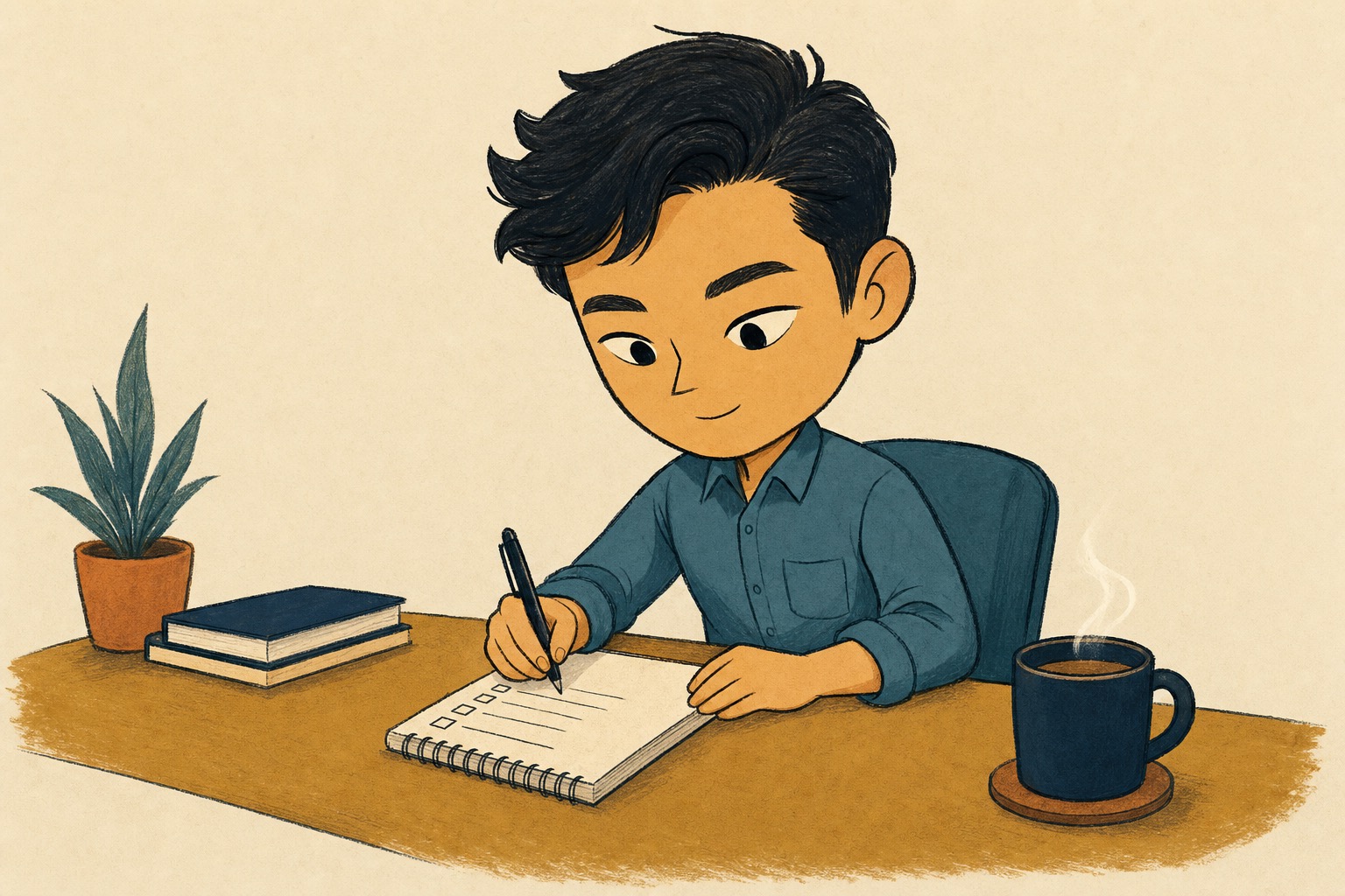 A minimal task system for your first year (no apps required)