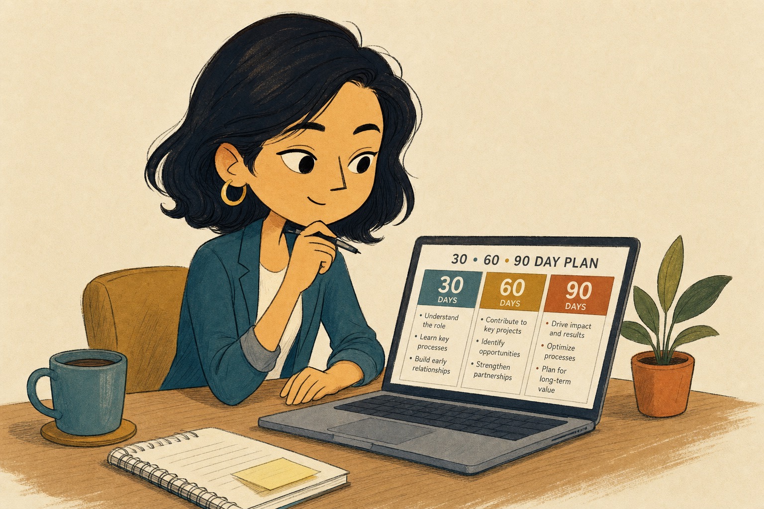 Sample 30-60-90 day plans: what good actually looks like